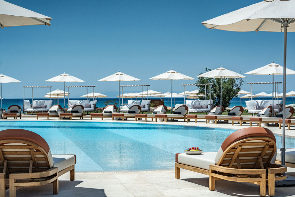 Lounge and social space at 91 Athens Riviera — distinct bar, dining, or terrace area, PressBeyond hotel series