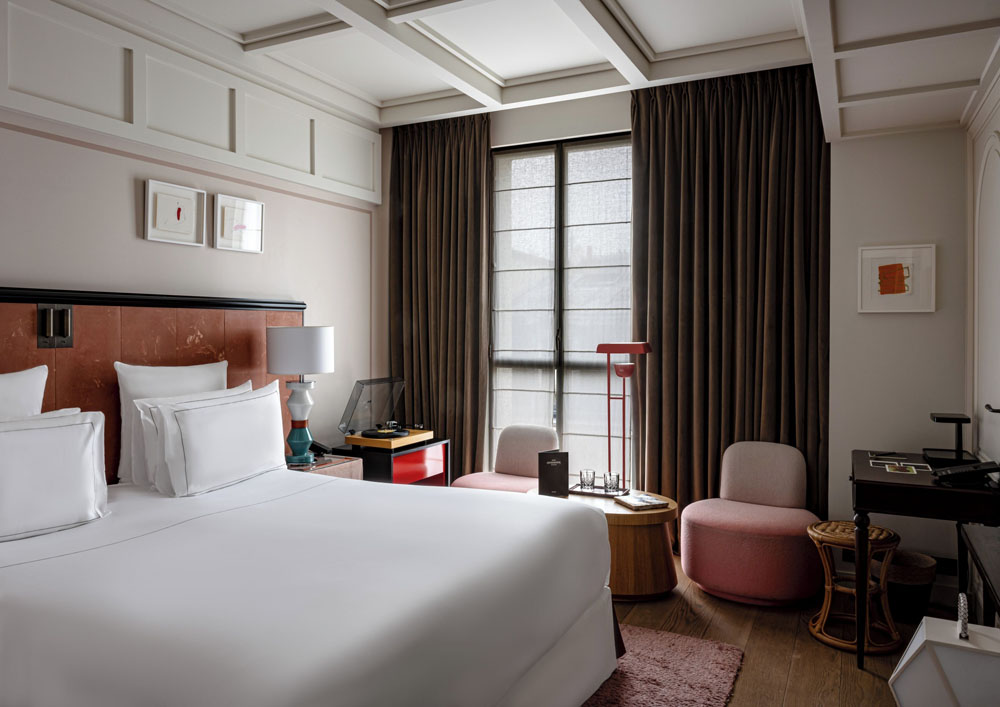 Experimental Marais — Standardized Hotel Image Sequence #2 — Primary Guest Room