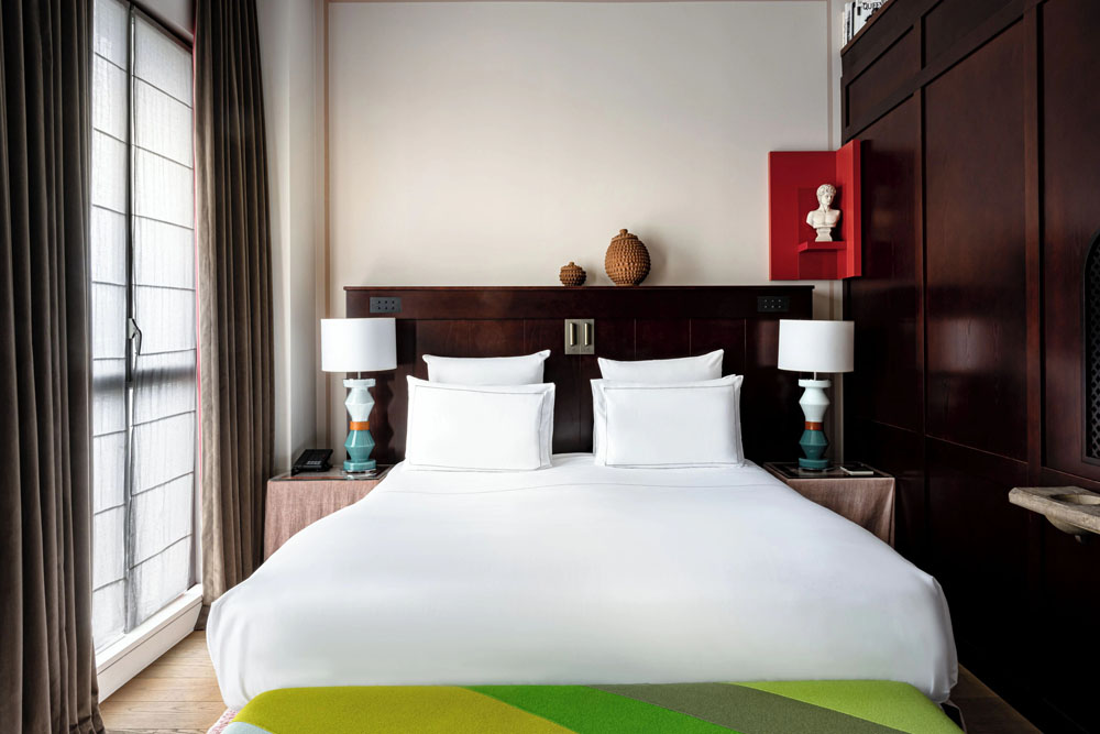 Experimental Marais — Standardized Hotel Image Sequence #4 — Secondary Guest Room