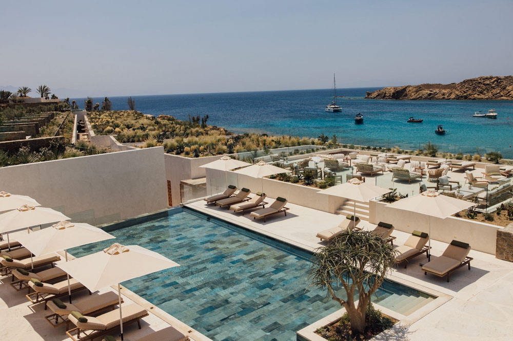 Fouquet's Mykonos — Standardized Hotel Image Sequence #5 — Secondary Common Area
