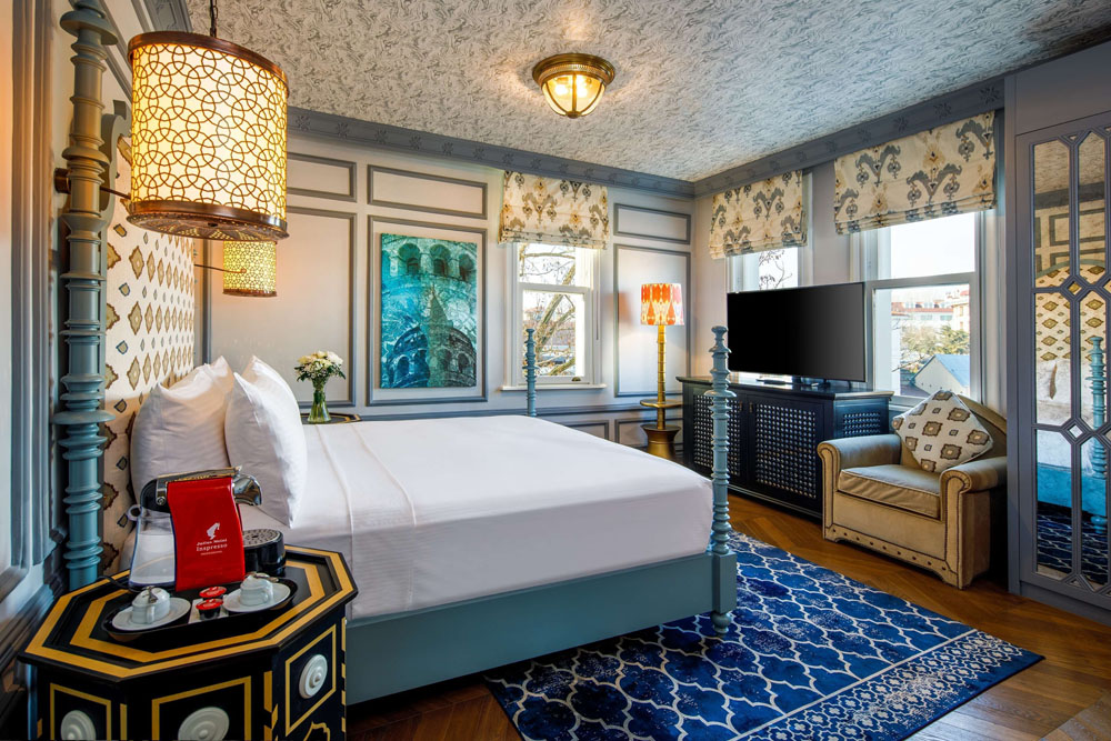 Hagia Sofia Mansions Istanbul, Curio Collection by Hilton — Standardized Hotel Image Sequence #2 — Primary Guest Room