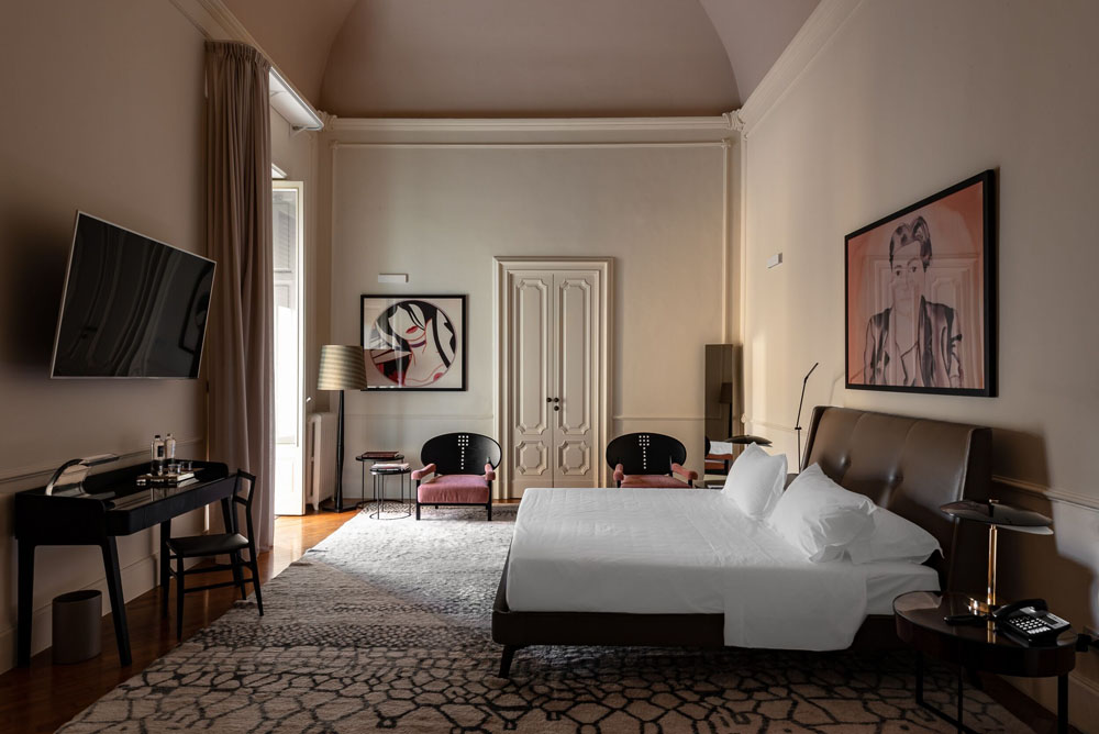 La Fiermontina Palazzo Bozzi Corso — Standardized Hotel Image Sequence #4 — Secondary Guest Room