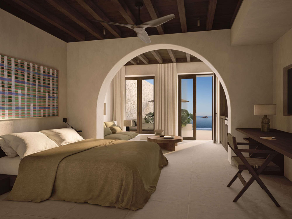 Luura - Cliff, Paros, A Morgans Originals Hotel — Standardized Hotel Image Sequence #2 — Primary Guest Room
