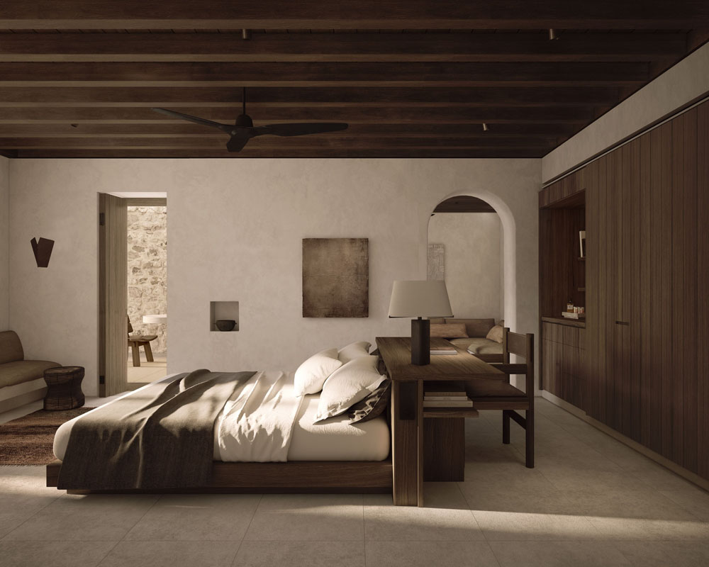 Luura - Cliff, Paros, A Morgans Originals Hotel — Standardized Hotel Image Sequence #4 — Secondary Guest Room