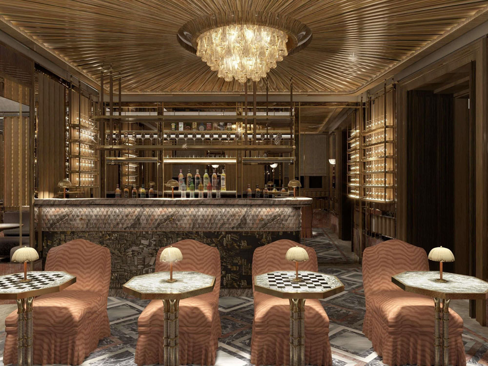 Orient Express Venezia — Standardized Hotel Image Sequence #5 — Secondary Common Area