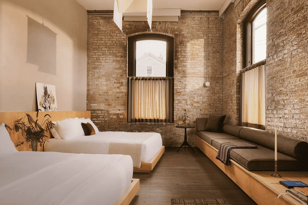 Pocketbook Hudson — Standardized Hotel Image Sequence #4 — Secondary Guest Room