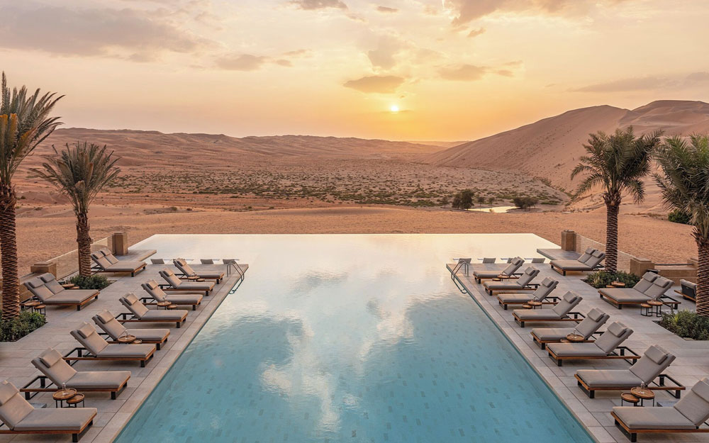 Lounge and social space at Qasr Al Sarab Desert Resort By Anantara — distinct bar, dining, or terrace area, PressBeyond hotel series