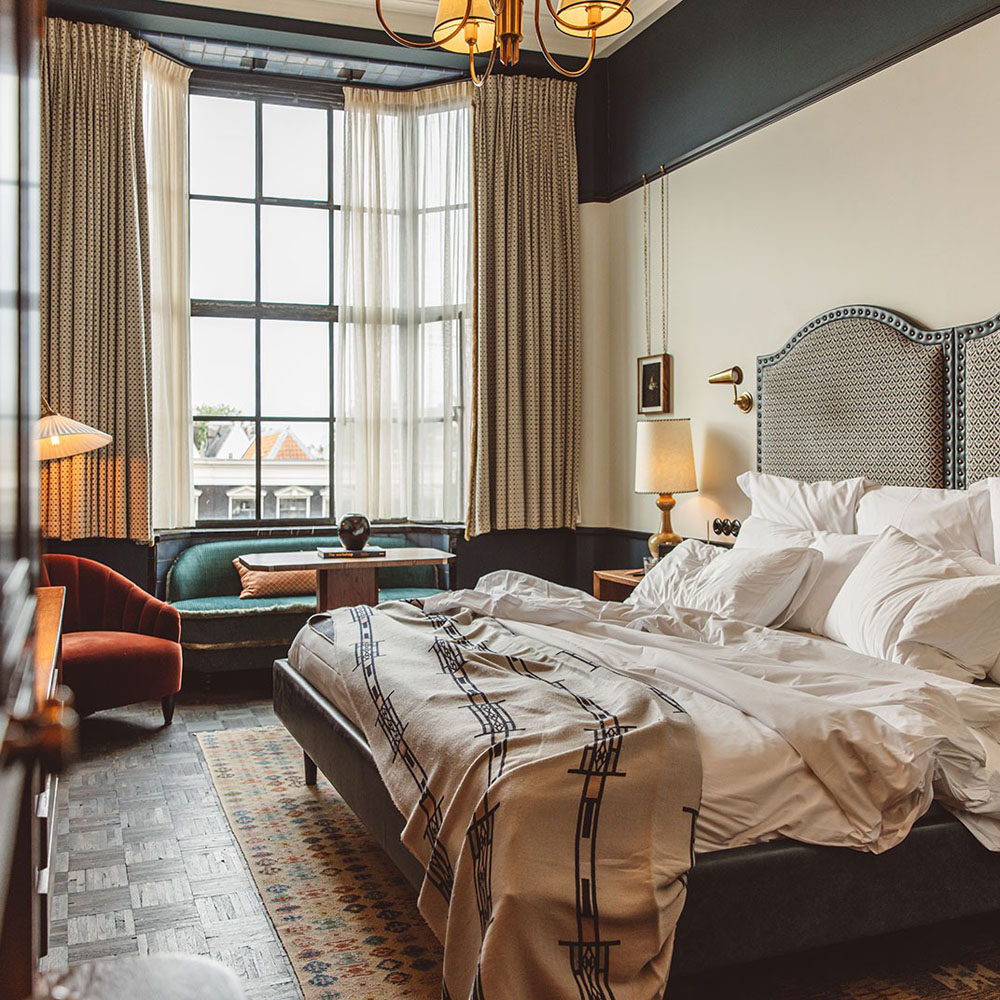 Soho House Amsterdam — Standardized Hotel Image Sequence #2 — Primary Guest Room
