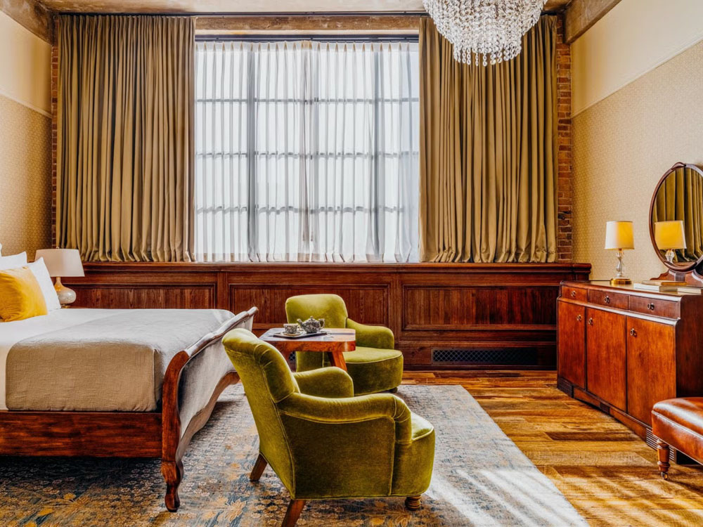 Soho House Chicago — Standardized Hotel Image Sequence #4 — Secondary Guest Room