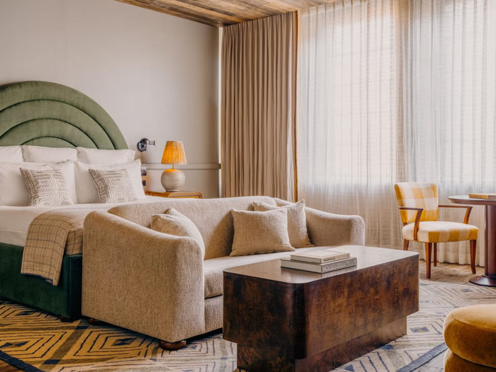 Soho House Nashville — Standardized Hotel Image Sequence #2 — Primary Guest Room