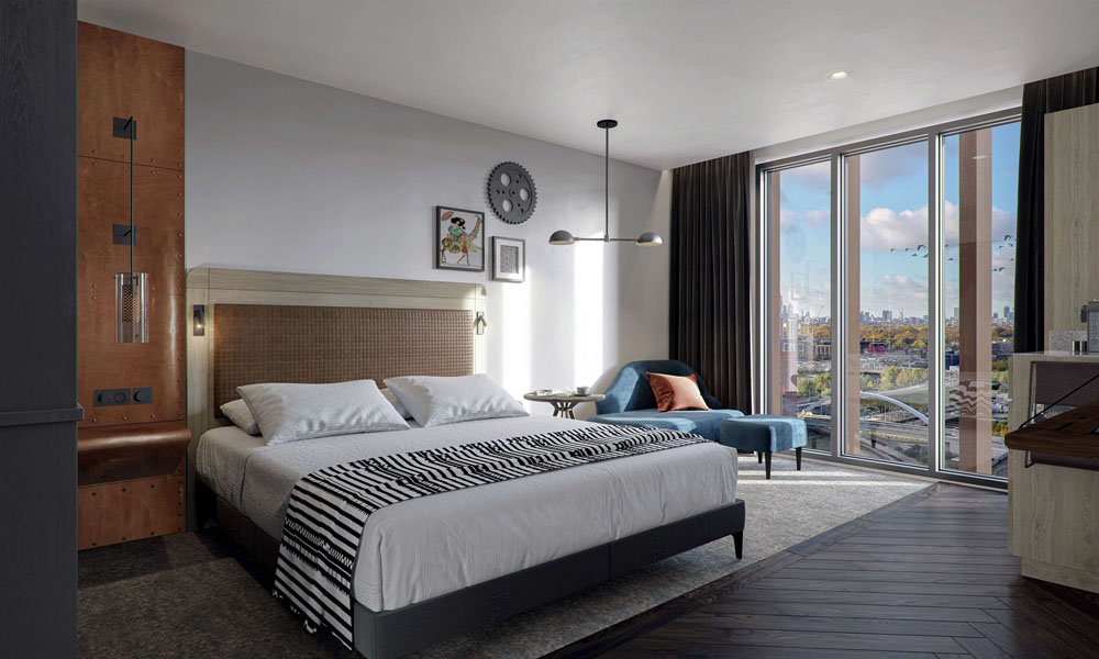 The Gantry London, Curio Collection by Hilton — Standardized Hotel Image Sequence #2 — Primary Guest Room