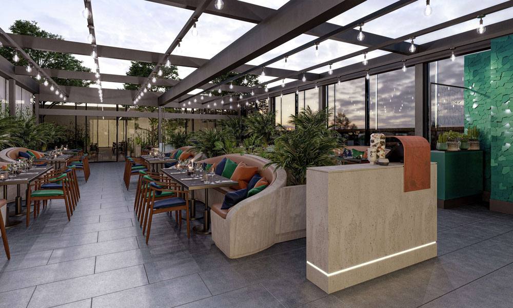 The Gantry London, Curio Collection by Hilton — Standardized Hotel Image Sequence #5 — Secondary Common Area