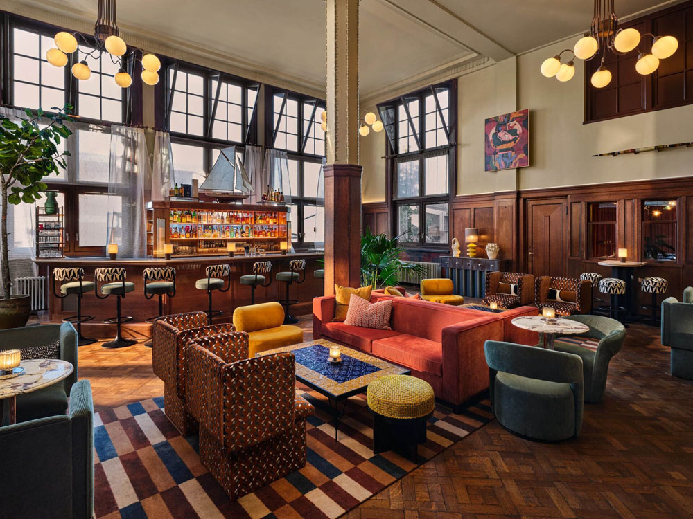 The Hoxton Lloyd, Amsterdam — Standardized Hotel Image Sequence #3 — Primary Common Area