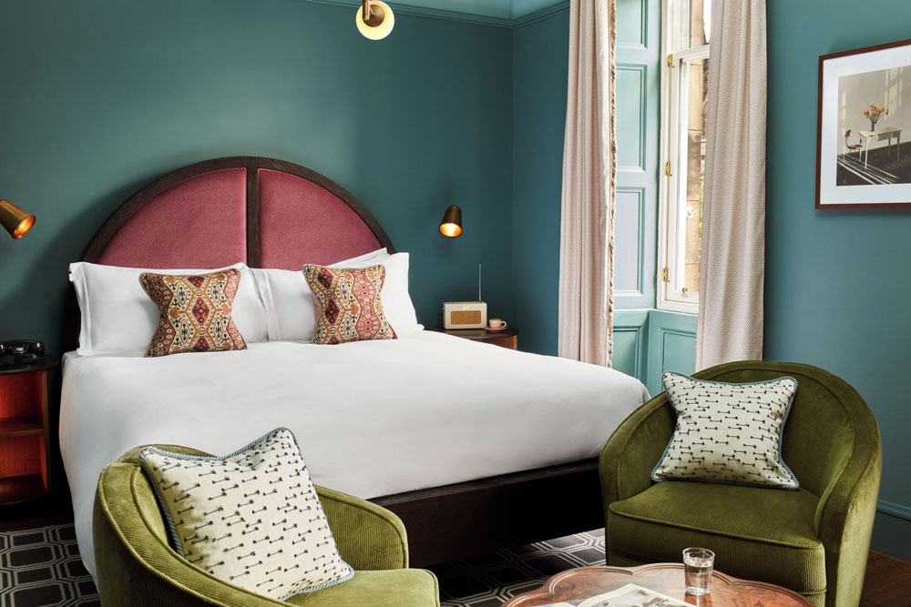 The Hoxton, Edinburgh — Standardized Hotel Image Sequence #4 — Secondary Guest Room