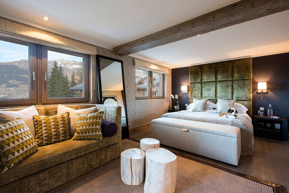 The Lodge, Luxury Chalet Verbier — Standardized Hotel Image Sequence #4 — Secondary Guest Room