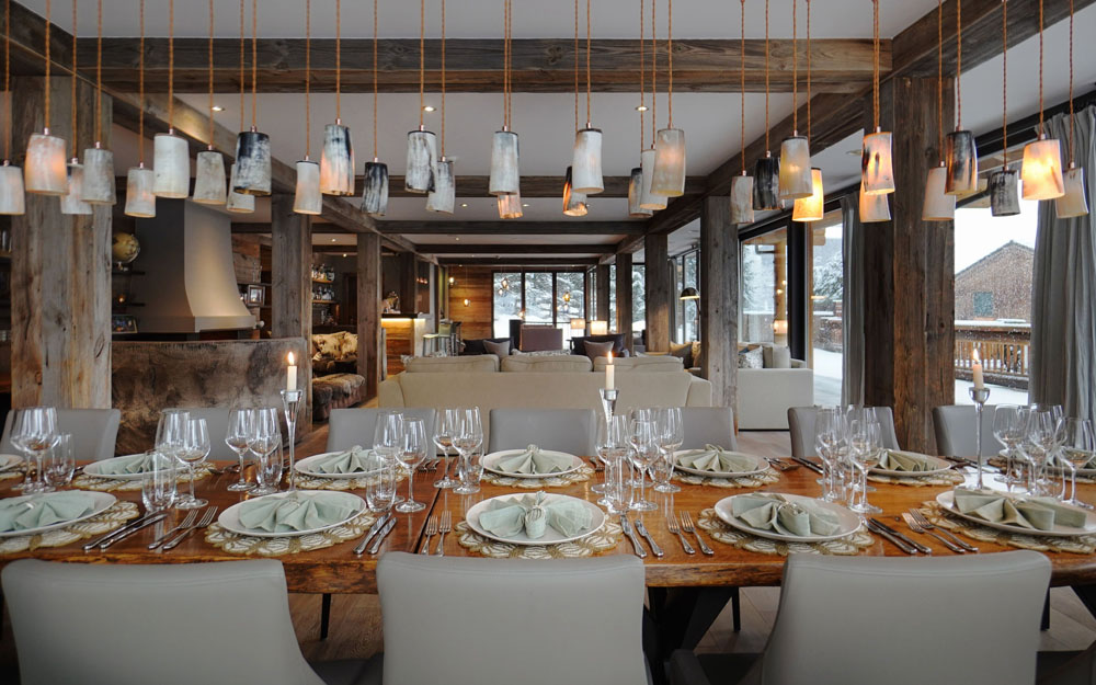 The Lodge, Luxury Chalet Verbier — Standardized Hotel Image Sequence #3 — Primary Common Area