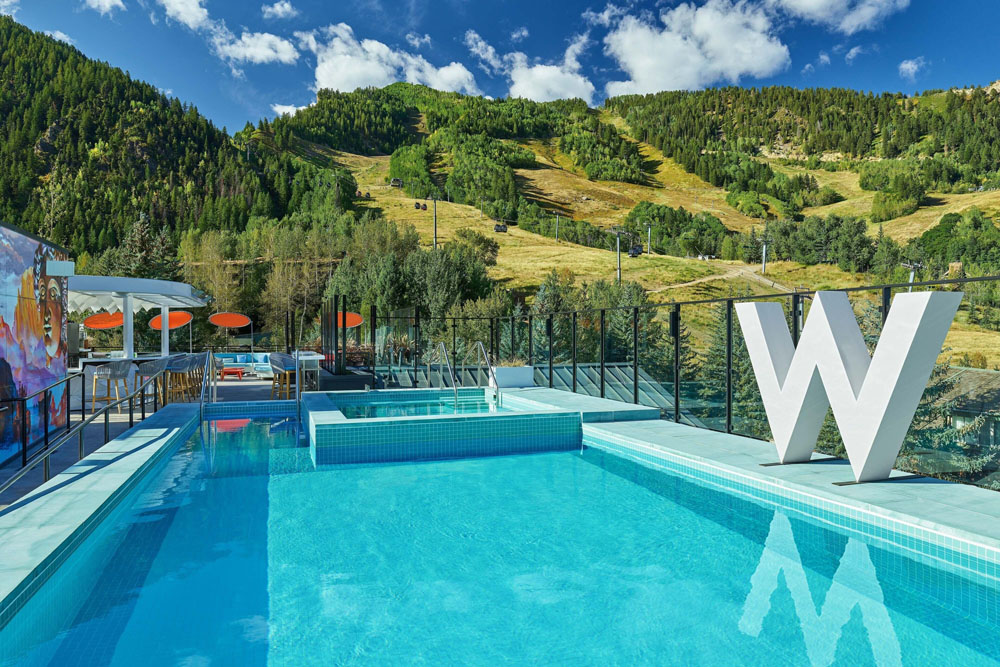 The Sky Residences at W Aspen — Standardized Hotel Image Sequence #5 — Secondary Common Area