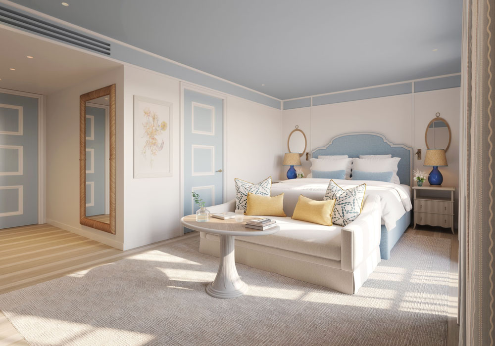 Secondary guest room at The Vineta Hotel — distinct layout from primary bedroom, PressBeyond hotel image sequence