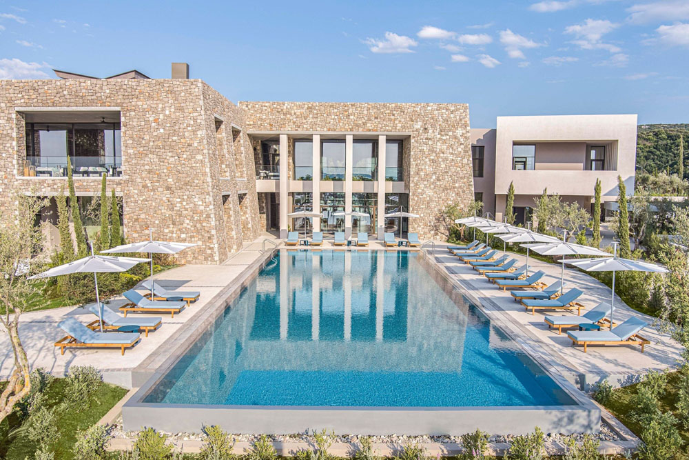 W Costa Navarino — Standardized Hotel Image Sequence #5 — Secondary Common Area