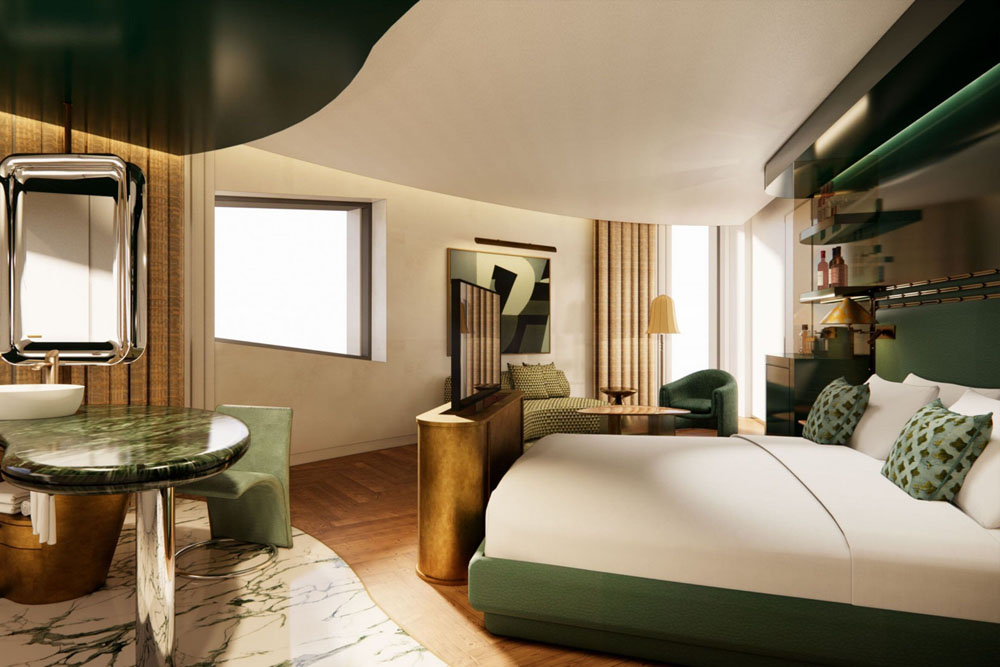 W Prague — Standardized Hotel Image Sequence #4 — Secondary Guest Room