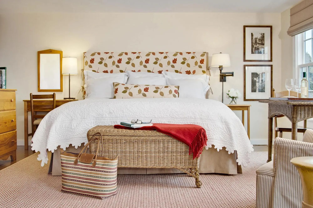 Secondary guest room at Weekapaug Inn — distinct layout from primary bedroom, PressBeyond hotel image sequence